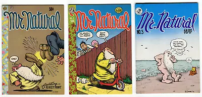 MR. NATURAL #1 2 3 VF  R.Crumb • $60