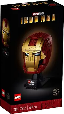 LEGO MARVEL SUPER HEROES 76165 Iron Man Helmet BRAND NEW Use Code HERE15 • $219