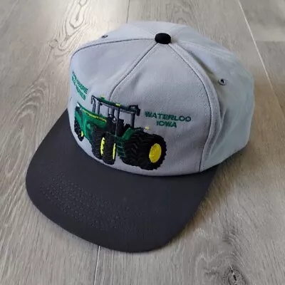 VINTAGE John Deere Hat Snapback Cap 8020 Series Tractor K Products USA Made Iowa • $27.99