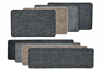 Vinsani Magic Clean Step Mat Non-Slip Machine Washable Door Mat Carpet Rug Liner • £9.99