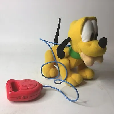 Vintage 1999 Disney Mattel Walk 'N Wag Baby Pluto On Leash Toy Dog Works! • £18.99