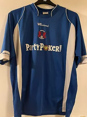 £29.90 • Buy Leyton Orient Football Club Vandanel 2007/08 Blue White Away Shirt - Size XL