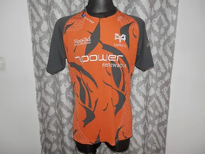 Ospreys 2008 2009 Away Rugby Shirt KooGa Jersey Medium Neath Swansea • £9.48