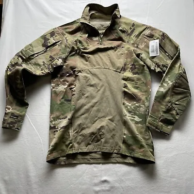 US Army 1/4 Zip FR Combat Shirt OCP USGI Flame Resistant Scorpion ACS MEDIUM • $64.99