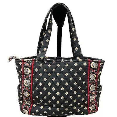 Vera Bradley Hampton Black Small Tote Bag SKU 1238 • $20