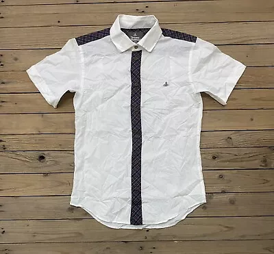 Vivienne Westwood Shirt Size 44 Plaid White Button • $35