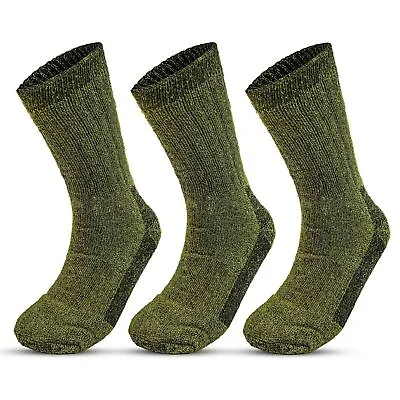 Mens Socks Chunky Military Socks For Men Wool Socks Men Combat Boots Army Socks • £7.99