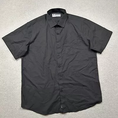 Dixxon Shirt Mens XL Black Button Up Performance Bamboo Series Preppy • $34.99