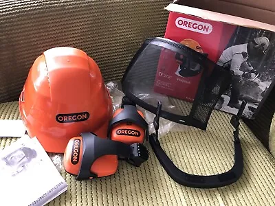 Oregon Waipoua Chainsaw Safety Helmet Combination Brand New • £59.90