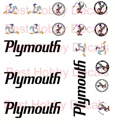 Plymouth Super Bird Special Decals 1/32nd Scale Decals • $8