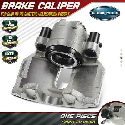 1x Front Left Or Right Brake Caliper For Audi A4 A6 Quattro S6 Volkswagen Passat • $46.99