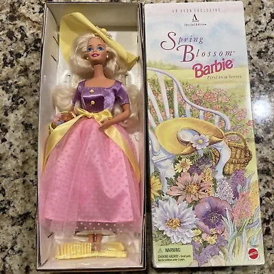 1995 Spring Blossom Barbie 1997 Spring Tea Party Barbie Both NRFB • $7.99