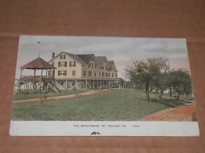 Mt. Pocono Pa - 1907-1915 Era Postcard - The Meadowside • $5.50