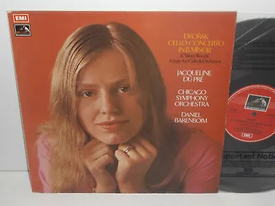 ASD 2751 Dvorak Cello Concerto Jacqueline Du Pre Chicago Sym Orch Barenboim B&W  • £40