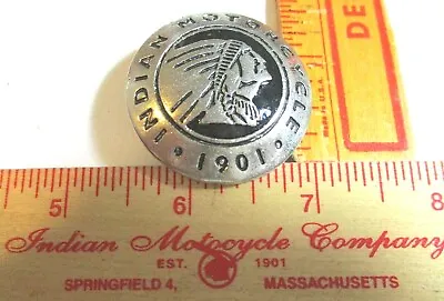 Indian Screw-back Concho Vintage Biker Collectible Old Motorcycle Accessory USA • $8.75