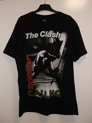 The Clash London Calling Rock Tees T Shirt M 40 Inch Chest Black • £20
