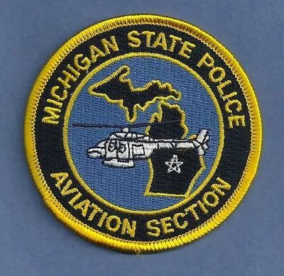 Michigan State Police Aviation Section Shoulder Patch • $6