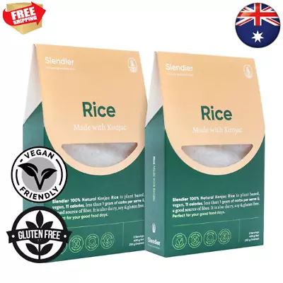 KETO RICE 2x 100% Natural Konjac Rice 400g Vegan Friendly Gluten Free 1g CARB • $9.84