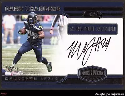 2016 Panini Plates And Patches Game Changers #9 Marshawn Lynch AUTO 12/25 • $40