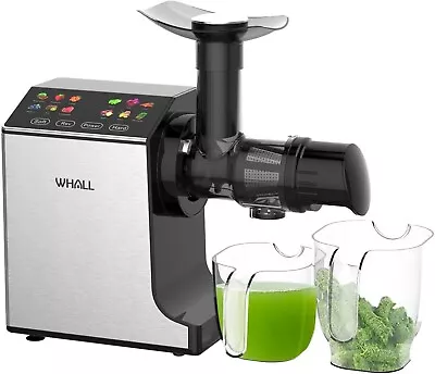 WHALL Slow Masticating Juicer - Cold Press Machine With Touchscreen • $69.98