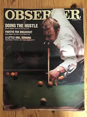 OBSERVER MAGAZINE 30/01/1983 POOL DAVID FROST TV-am TIM WEST VIETNAM BUSBY BABES • £4.95