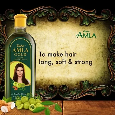 DABUR  AMLA GOLD For Growing Long Hair 300 Ml • £10.49