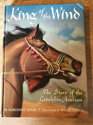King Of The Wind ~ The Story Of The Godolphin Arabian ~marguerite Henry~hardback • $7.98