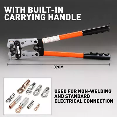 Cable Lug Crimping Tool For Heavy Duty Wire Lugs Crimper Wire Cable 6-50mm² 2023 • $24.99