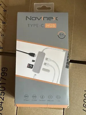 Novinex Type C Hub USB HDMI Micro SD Slot ..New • $19.99