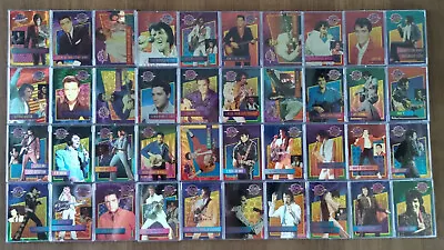 Elvis Presley Collection Complete Set Of 40 Dufex Foil Cards River Group 1992 • $275