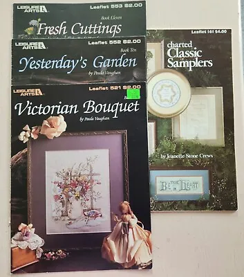 Vintage Leisure Arts PAULA VAUGHAN Counted Cross Stitch Pattern ~YOU CHOOSE! • $7