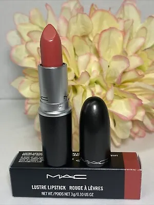 MAC Lustre Lipstick 520 SEE SHEER - FULL SIZE - New In Box Authentic Fast/Free • $11.99