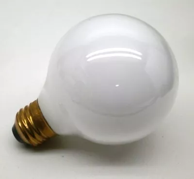 (6-Pack) Satco 40-Watt G25 Vanity Round White Globe Lamp Light Bulb 40W 120V • $23.99