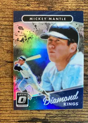 2017 Donruss Optic Mickey Mantle Diamond Kings SILVER PRIZM GEM #7 NY Yankees • $3.79