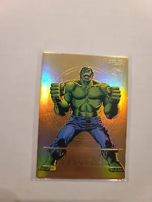 2023 Fleer Ultra Marvel Midnight Sons Gold Medallion 108/200 Hulk #M-20 • $49.99