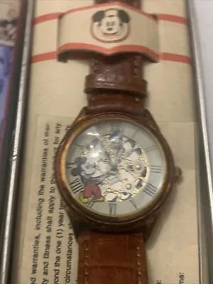 New Mickey Mouse Donald Duck Skeleton Watch Disney Store NEW EXTREMELY RARE • $30