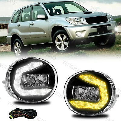 For 2004-2005 Toyota RAV4 2006-2009 4Runner LED Fog Lights Bumper Lamps+Wiring • $49.99