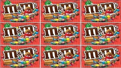 9 VENDSTAR 3000 VENDING MACHINE CANDY STICKER LABEL  Free Ship M&M Peanut Butter • $5.99