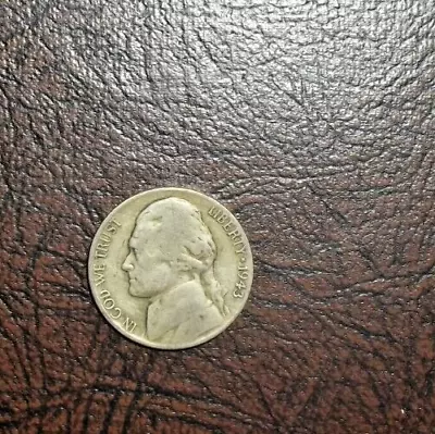 1943 P Jefferson Silver War Nickel #HZZ • $2