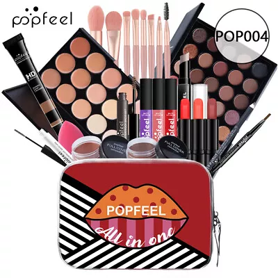 Full Professional Makeup Box Make-up Kit Eyeshadow/Concealer Cosmetic Bag • $23.93