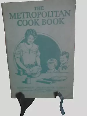 The Metropolitan Cook Book Vintage 1935 SC Wrap 64 Pages Indexed Met Life Insur. • $8