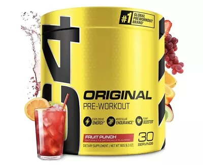 C4® Original Pre Workout Powder Fruit Punch • $18