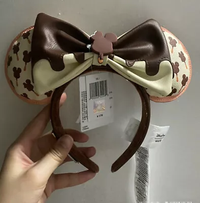 US Disney Parks Minnie Mouse Ears Loungefly Ice Cream Bar Scented Headband 2023 • $18.79