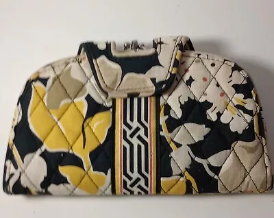 Rare Vera Bradley DOGWOOD Organizer KISS N SNAP Wallet Purse Clutch • $11