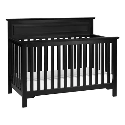 DaVinci Autumn Solid Wood 4-in-1 Convertible Crib In Ebony • $256.99