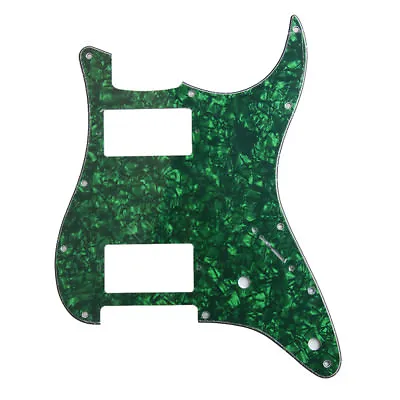 Guitar Pickguard HH For Fender Stratocaster Parts Replacement Green Pearl 3 Ply • $23.76