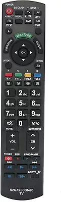 New N2QAYB000496 Replacement Remote Control Fit For Panasonic Viera LCD TV TH-L3 • $20.85