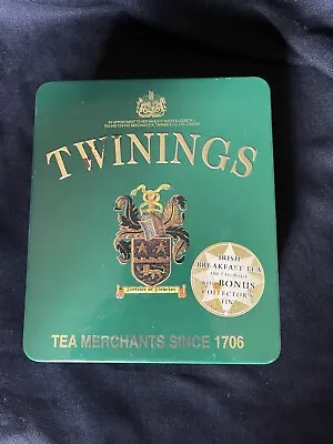 Green Irish Breakfast Twinings Tea Tin • $15