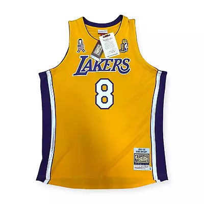 Kobe Bryant LA Lakers 2001-2002 NBA Finals Mitchell & Ness Retro Jersey • $57.99