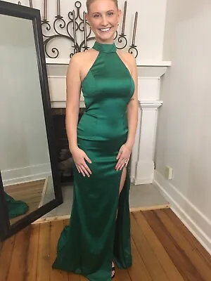 Sherri Hill Size 2 Green Prom Dress Formal Pageant Gown • $115